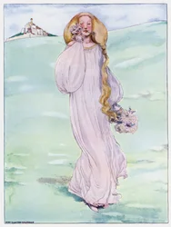 Die Prinzessin im Gänseblümchenfeld